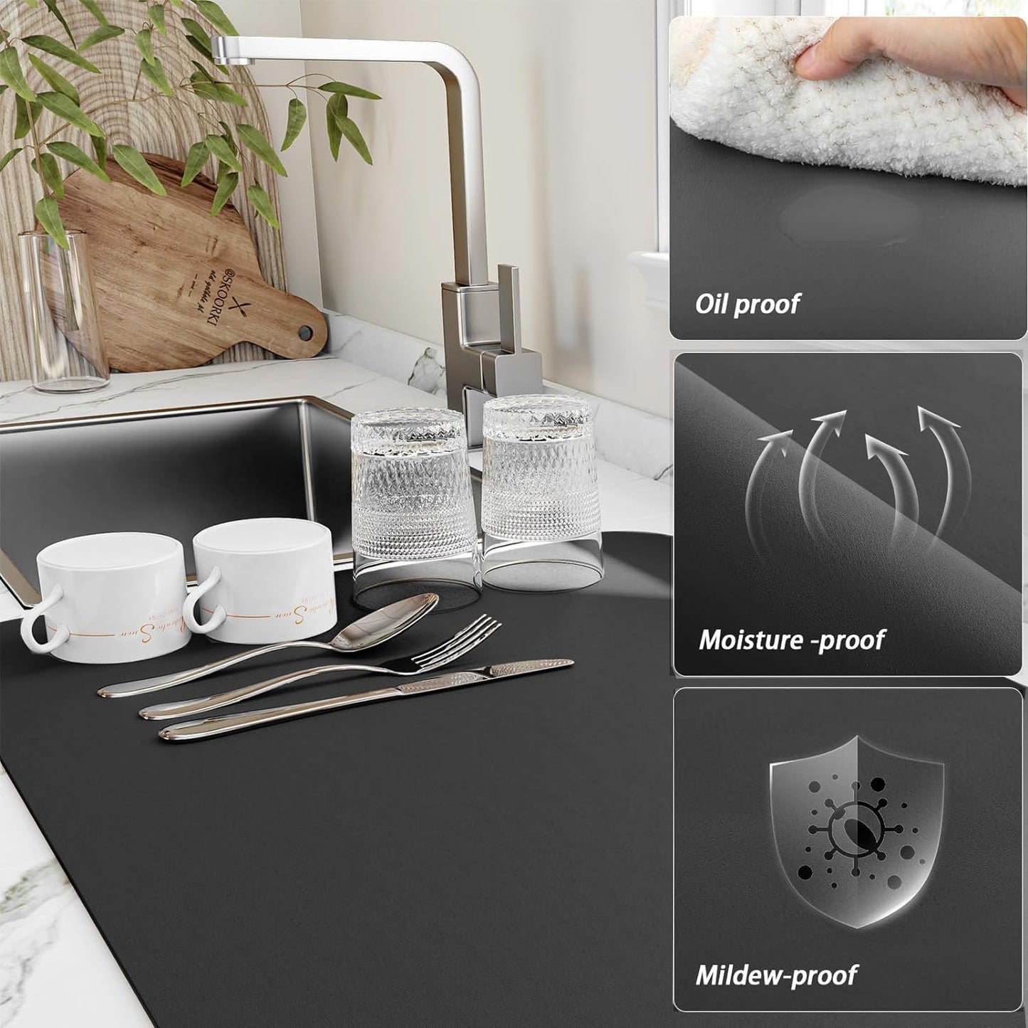 Drying Kitchen Mat (BUY 1 & GET 1 FREE)