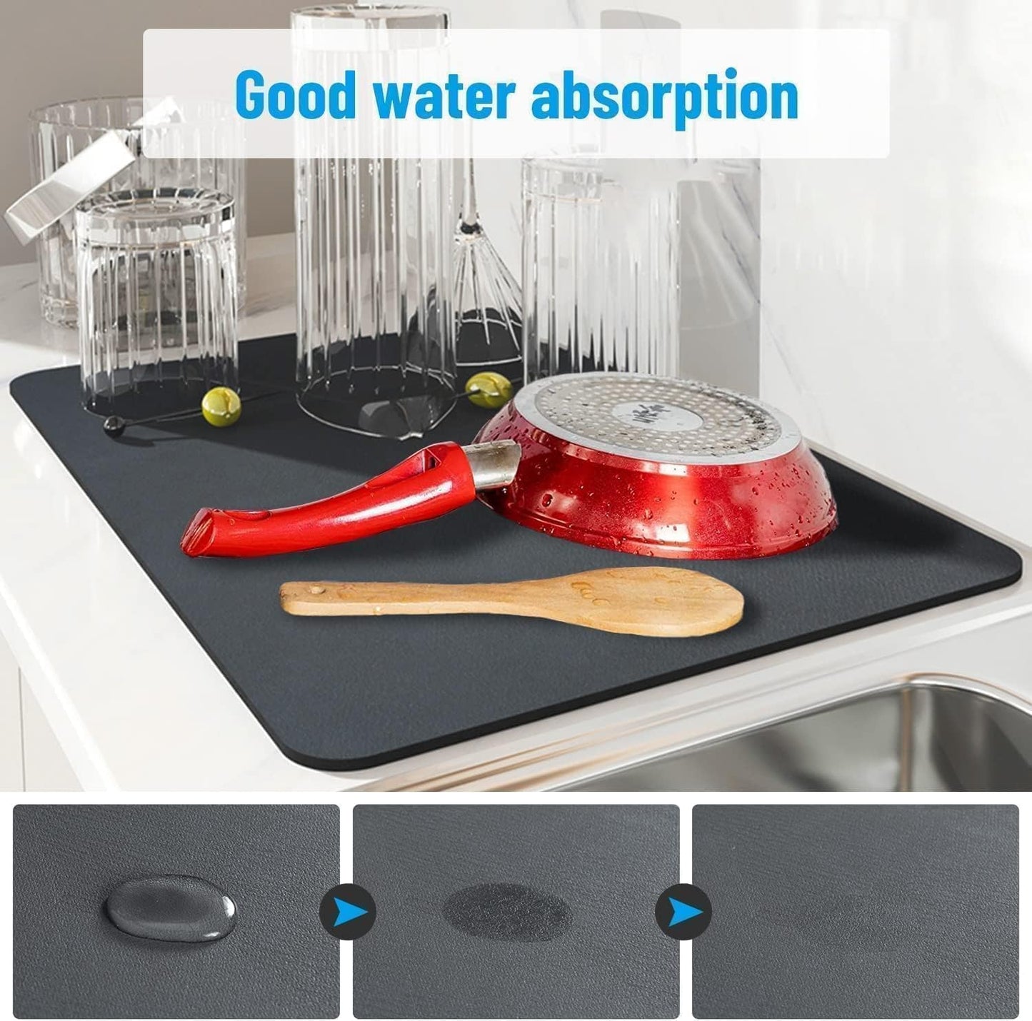 Drying Kitchen Mat (BUY 1 & GET 1 FREE)